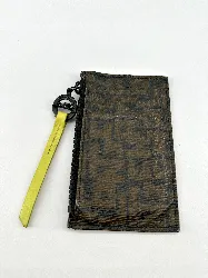 porte carte longchamp en toile monogram