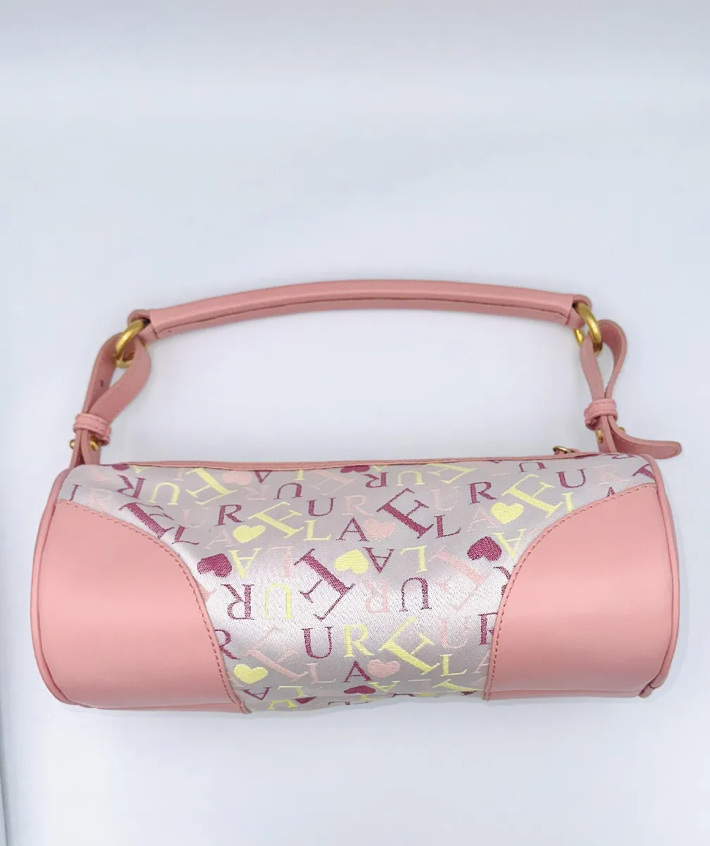 Sac à Main FURLA En Cuir Marron Vintage - État Très Bon - Style Rectangle Italien