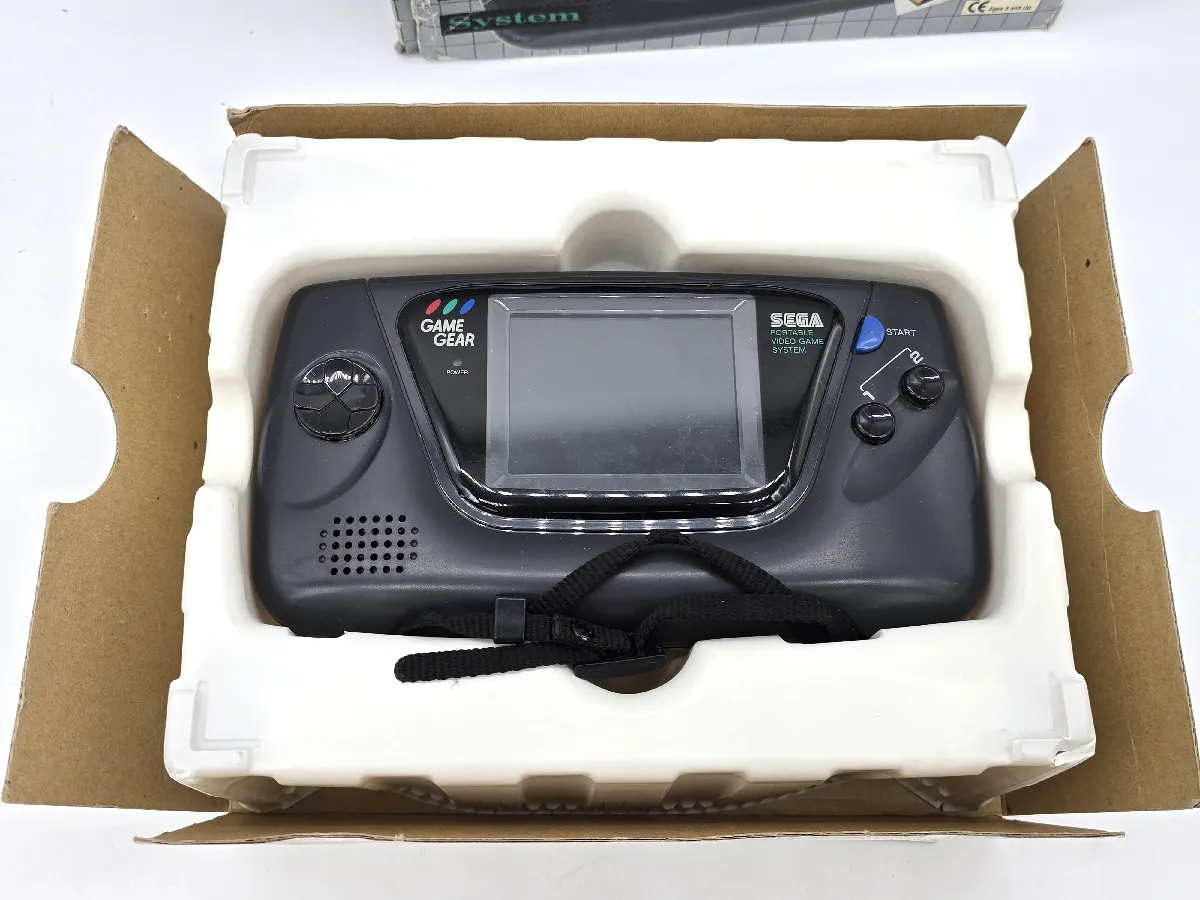Console Sega Game Gear Complète – 4 Jeux, Boîte, Notice, Cale – Occasion