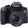 appareil photo numérique - reflex - canon eos 850d - 24.1 mp - aps - c - 4k / 30 pi/s - 3x zoom optique objectif ef - s 18 - 55 mm