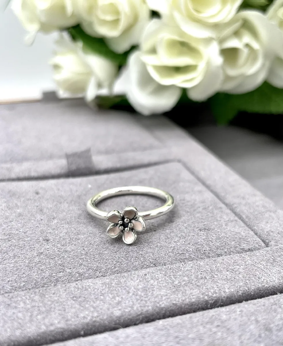 Bague Pandora en forme de fleur Argent 925 Millième (22 CT) 2,37g