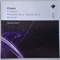cd chopin, nelson freire - 4 scherzi, polonaise no.6, ballade no.3, berceuse (2004)