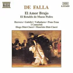 cd de falla, i cameristi - el amor brujo - el retablo de maese pedro (1996)
