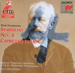 cd peter tchaikovsky, academic symphony orchestra of the st. petersburg philharmonia, alexander dmitriev - symphony no. 4 / capric