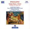 cd poulenc - danielle borst, chœur régional vittoria d'ile de france, orchestre de la cité, michel piquemal - stabat mater - glori