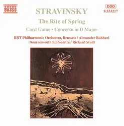 cd stravinsky - brt philharmonic orchestra, brussels / alexander rahbari, bournemouth sinfonietta / richard studt - the rite of sp