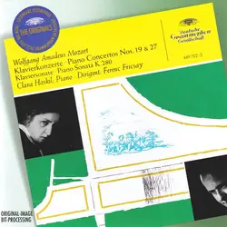 cd wolfgang amadeus mozart, clara haskil, ferenc fricsay - klavierkonzerte = piano concertos nos. 19 & 27 - klaviersonate = piano 
