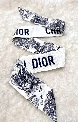 dior tour de cou / twilly mitzah motif toile de jouy