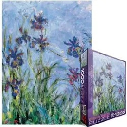 eurographics irises by claude monet 1000piece puzzle