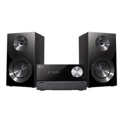 lg cm2460 - micro chaîne hifi bluetooth usb 100w - noir