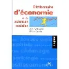 livre dictionnaire d'économie et de sciences sociales