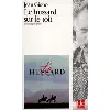livre le hussard sur le toit