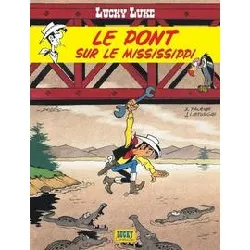 livre lucky luke t32 le pont sur le mississipi