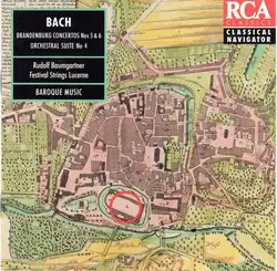 cd bach, rudolf baumgartner, festival strings lucerne - brandenburg concertos nos 5 & 6 / orchestral suite no 4 (1994)
