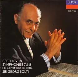 cd beethoven, chicago symphony orchestra, sir georg solti - symphonies 7 & 8 (1995)