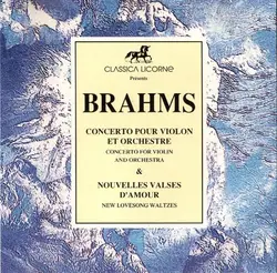 cd brahms - concerto pour violon et orchestre - nouvelles valses (1992)