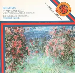cd brahms - the cleveland orchestra, george szell - symphony nº 3, variations on a theme by haydn (1987)