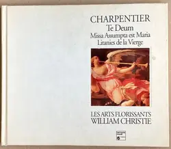 cd charpentier - les arts florissants, william christie - te deum (1989)