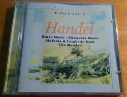 cd handel - water music - fireworks music - sinfonia & larghetto from 'the messiah' (1996)