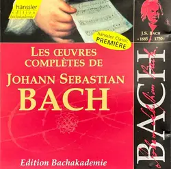 cd johann sebastian bach - les œuvres complètes de johann sebastian bach - edition bachakademie (2000)