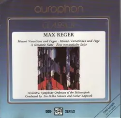 cd max reger, esa - pekka salonen, lothar zagrosek - mozart variations and fugue / a romantic suite (1989)