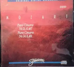 cd mozart — dubravka tomsic, ljubljana symphony orchestra, anton nanut - piano concerto no. 21, k.467, piano concerto no. 24, k. 4