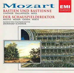 cd wolfgang amadeus mozart - brigitte lindner / adolf dallapozza / kurt moll / bayerisches staatsorchester / eberhard schöner - ba