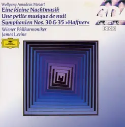 cd wolfgang amadeus mozart / wiener philharmoniker / james levine - eine kleine nachtmusik = une petite musique de nuit / symphoni