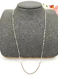 chaîne en argent maille gourmette l54cm argent 925 millième (22 ct) 5g