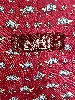 cravate hermès en soie à fond rouge à motifs tortues