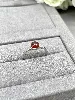 pandora bague solitaire ornée d'une pierre rouge argent 925 millième (22 ct) 1,64g