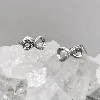 pandora boucles d'oreilles infini avec strass argent 925 millième (22 ct) 0,78g