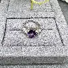 bague argent améthyste et oxydes argent 925 millième (22 ct) 18,4 g