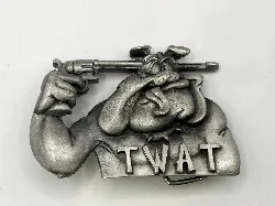 boucle de ceinture buldog twat