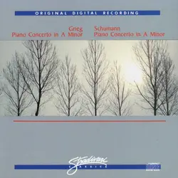 cd grieg, schumann - piano concerto in a minor / piano concerto in a minor (1988)