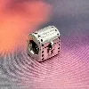 charm pandora en forme de coffre argent 925 millième (22 ct) 4,16g