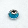 charm pandora verre de murano bleu argent 925 millième (22 ct) 3,9 g