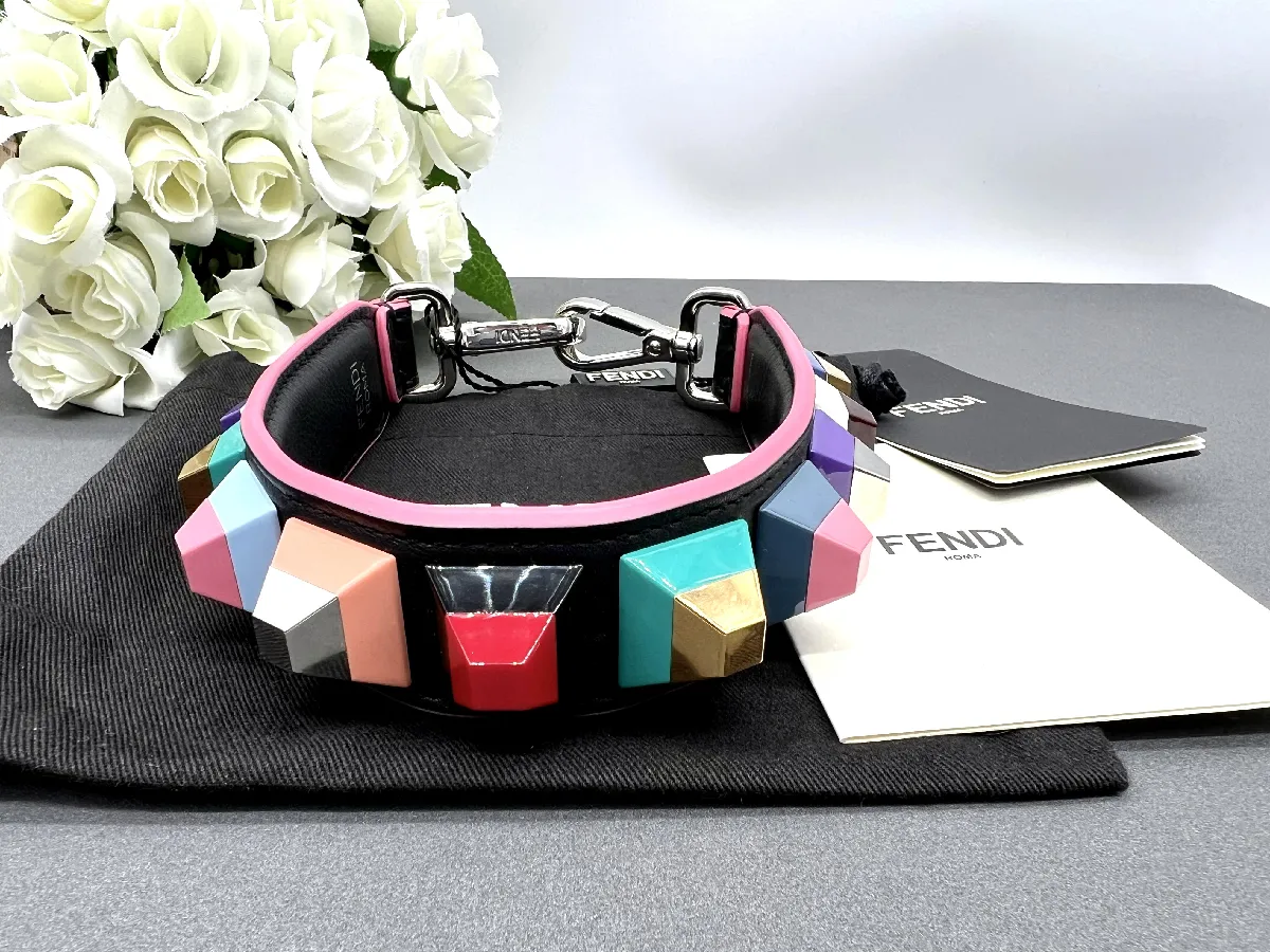Fendi anse bandoulière mini strap you multicolore en cuir