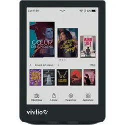 liseuse ebook vivlio light hd color bleu acier