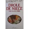 livre drole de niece.trente ans avec voltaire