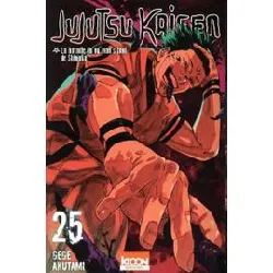 livre jujutsu kaisen - tome 25