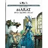 livre le monde présente - les grands personnages de l'histoire en bandes dessinées - 49 marat et charlotte corday