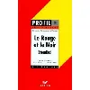 livre le rouge et le noir de stendhal