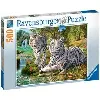 puzzle puzzle 500 p - famille de tigres blancs