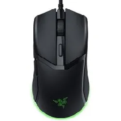 razer cobra - souris gaming optique filaire usb - noir et vert