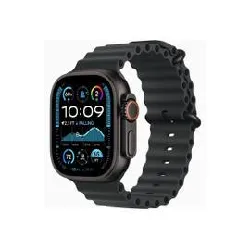 apple watch ultra 2 gps + cellular a298649 mm boîtier en titane noir avec bracelet ocean noir version 2024