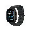 apple watch ultra 2 gps + cellular a298649 mm boîtier en titane noir avec bracelet ocean noir version 2024