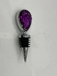 bouchon de bouteille pierre violette