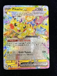 carte pokémon pikachu ex 057/191 holo