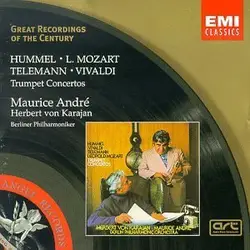 cd hummel · l. mozart · telemann · vivaldi – maurice andré, herbert von karajan, berliner philharmoniker - trumpet concertos (1998